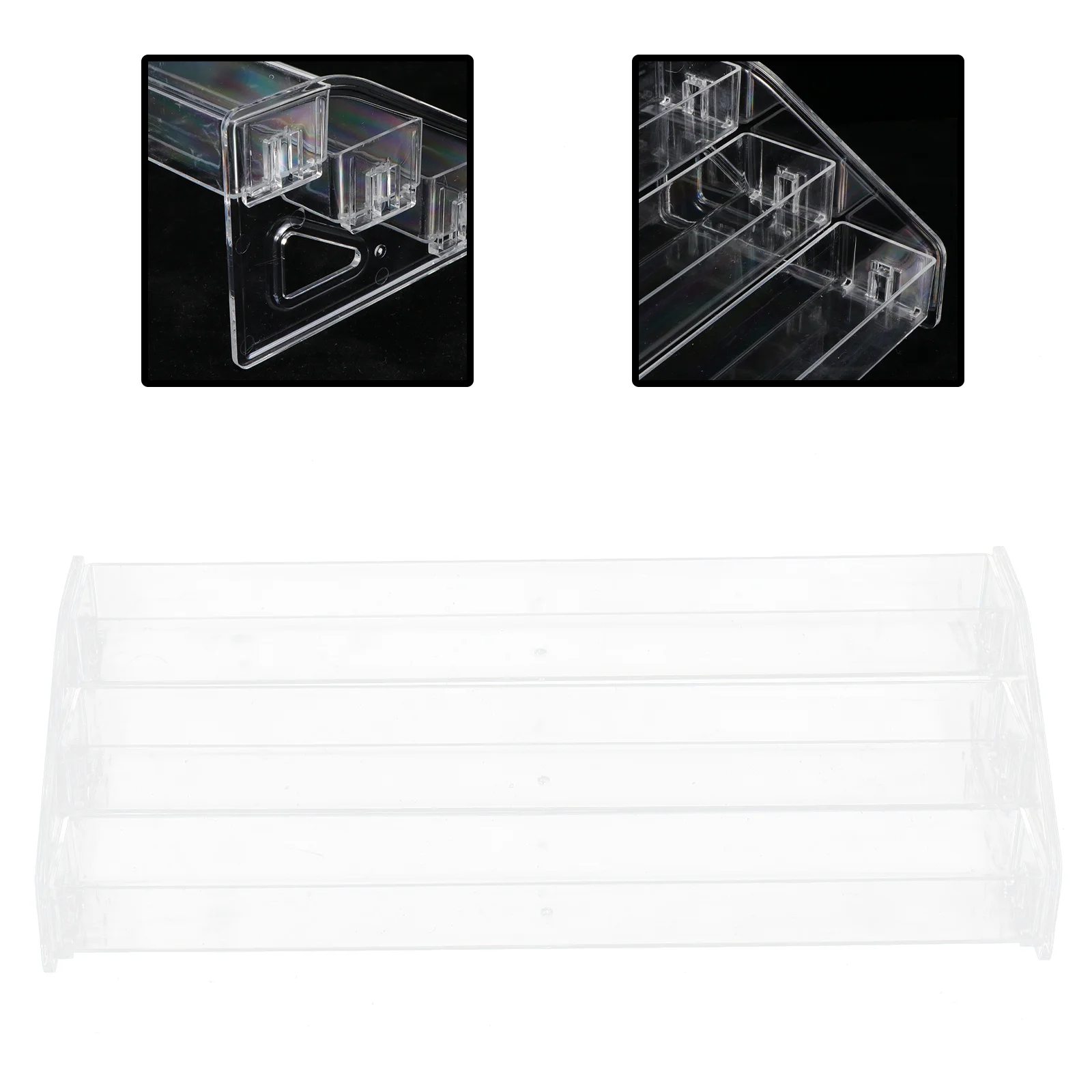 

Трехуровневая стойка для хранения косметики, стеллаж-органайзер для косметики