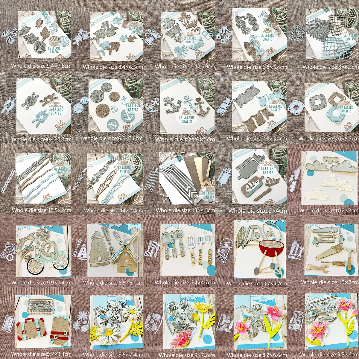 

Новый дизайн, металлический трафарет для рукоделия, форма для резки, инструмент для резки морских цветов, высечки для альбома, бумаги, тисне...