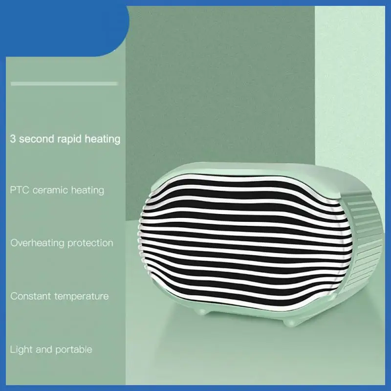 

2021new Electric Heater Mini Fan Heater Desktop Household Wall Handy Heating Stove Radiator Warmer Machine For Winter 800W