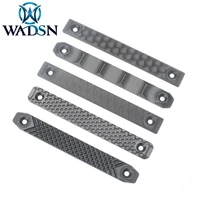 wadsn airsoft rs cnc handguard rail cover for m lok and keymod long railscales style me08002 hunting weapon 2pcspack