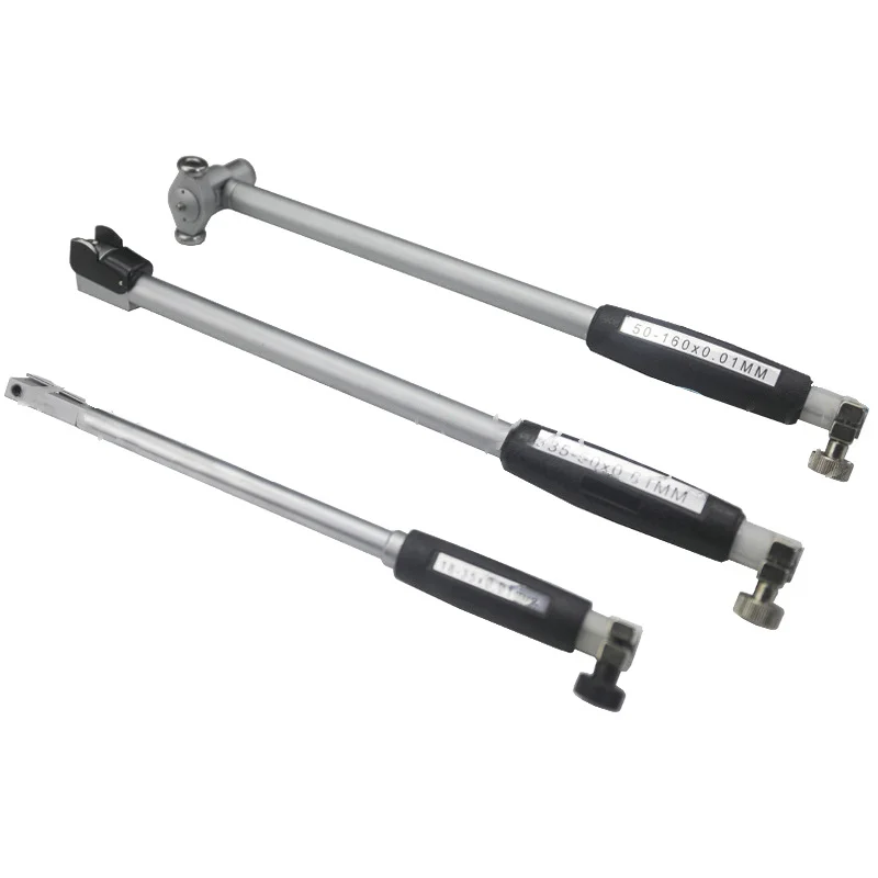 

Bore Gauge Rod And Probe Attachment (without Indicator) 18-35mm / 35-50mm / 50-160mm Stainless Steel Inner Diameter Gauge Rod