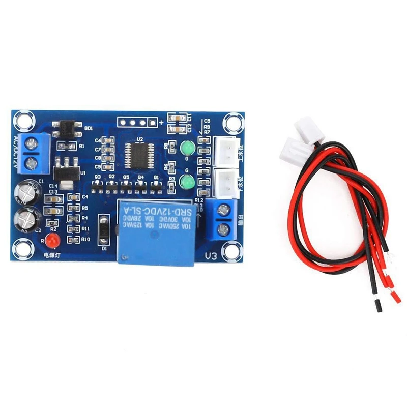 

XH-M203 Automatic Water Level Controller, Hydraulic Engineering Liquid Level Detection Sensor Module Relay AC/DC 12V