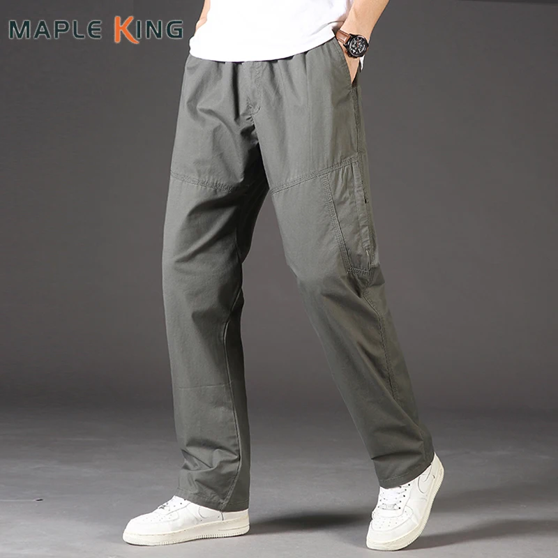 

6XL Men Plus Size Military Cargo Pants Work Trousers 2022 Classic Outdoor Breathable Tactical Straight Joggers Mens Harem Pants