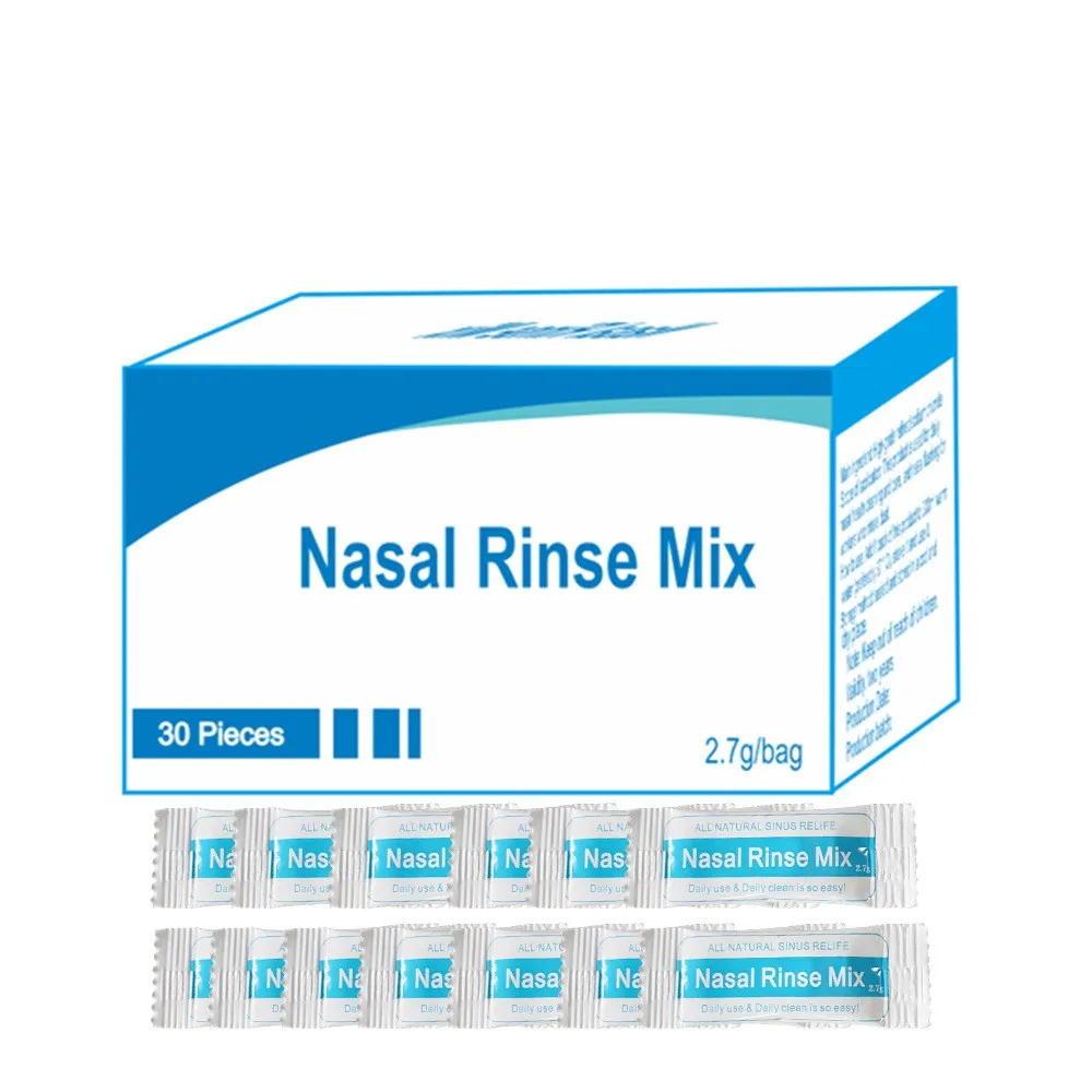

Saline Packets for Nasal Wash Irrigation Systems, 30 Count-All-Natural, Pharmaceutical Grade, and PH Balanced