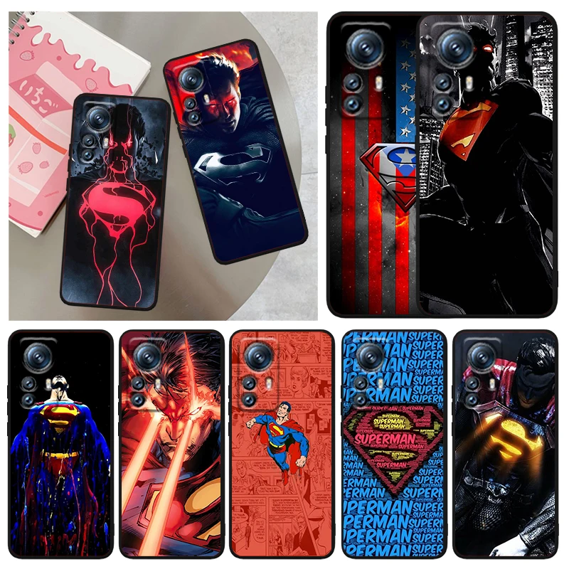 

Justice League Superman Cool Phone Case For Xiaomi Mi 12T 12S 12X 12 11 11T 11i 10T 10 9 Pro Lite Ultra 5G Funda Black Cover
