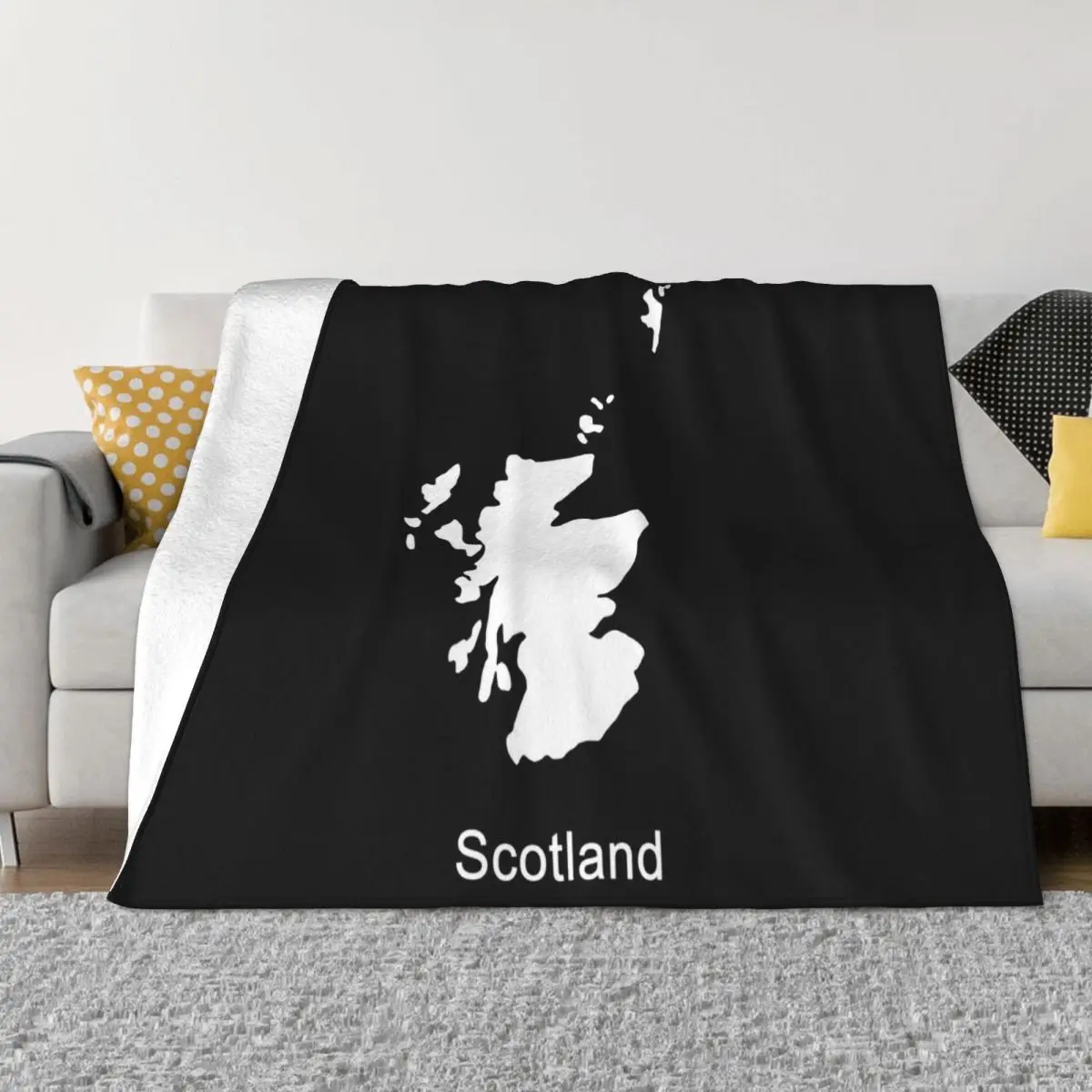 Мужское одеяло унисекс с силуэтами Country Scotland Edingburgh Glasgow UK Travel в западном стиле