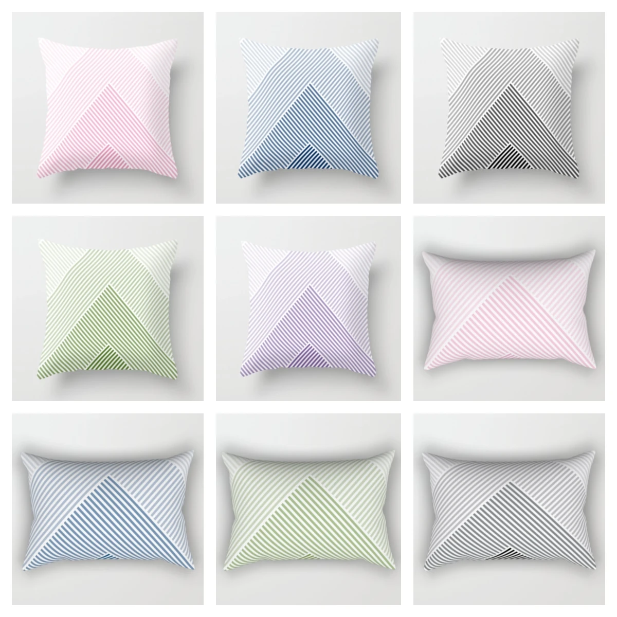 

Geometric abstract pattern Plush pillowcase，decorative pillow case for sofa 40x40 45x45 50x50 60x60，30x50 40x60，Home Decoration