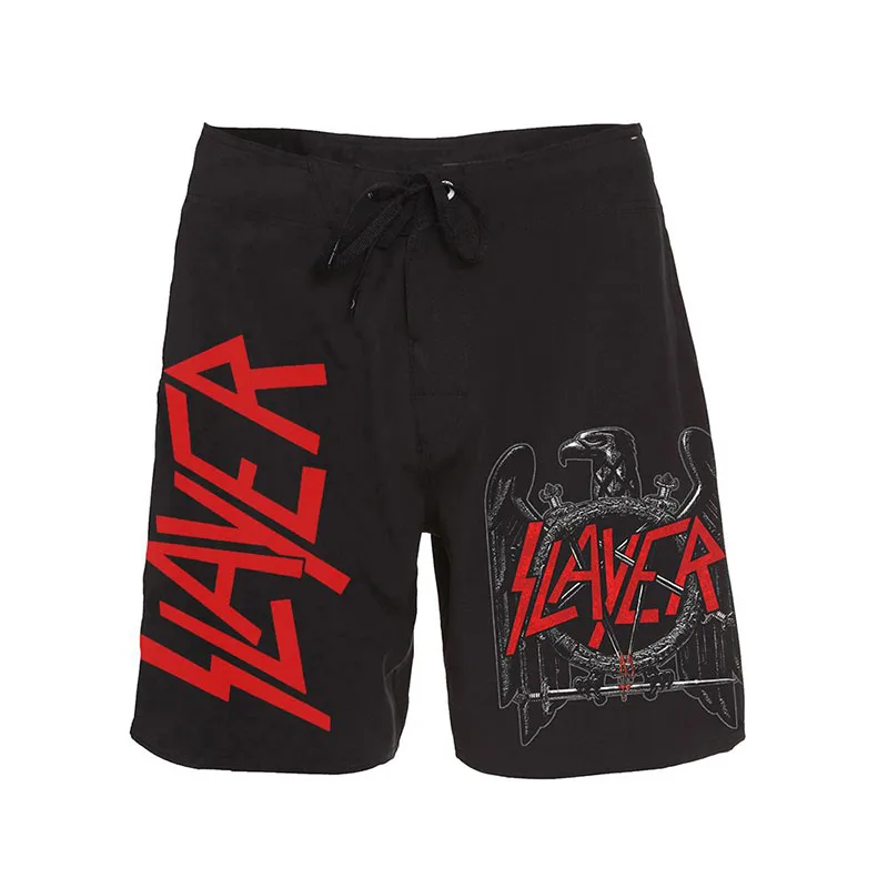 

Slayer Retro print loose shorts