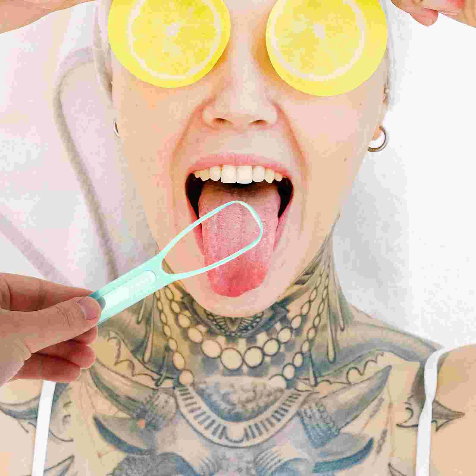 Скребок для языка скребок щетка покрытия пластиковый инструмент удаления камней