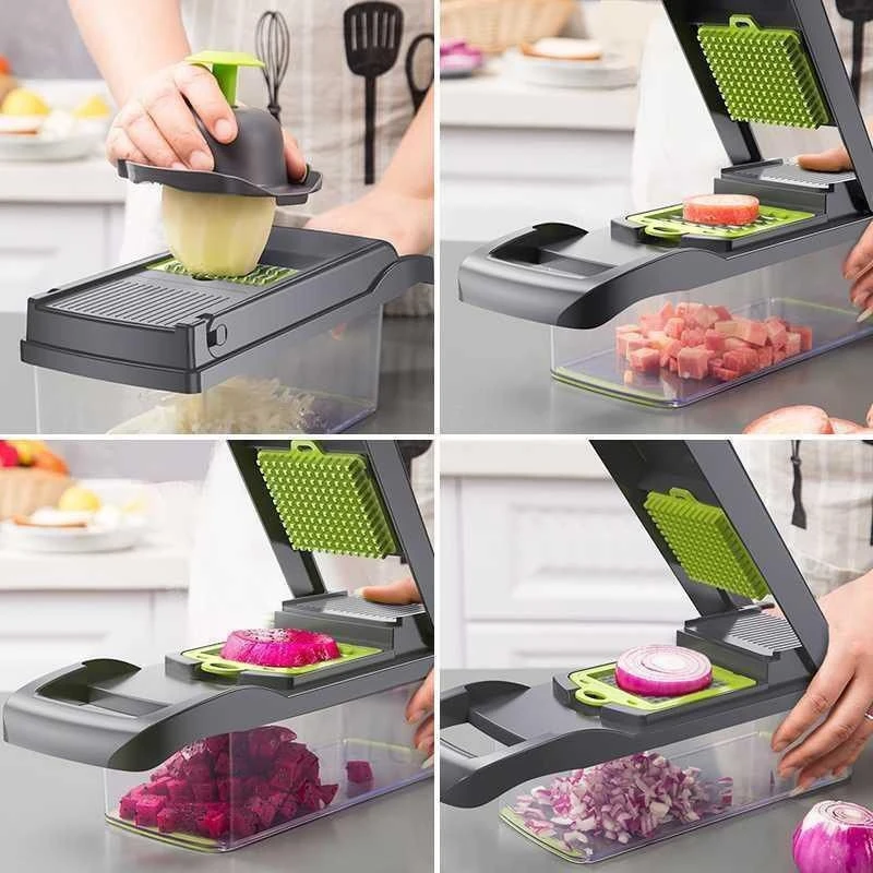 8in1multifunctional vegetable cutter potato slicer carrot grater kitchen accessories gadgets steel blade kitchen tool овоще