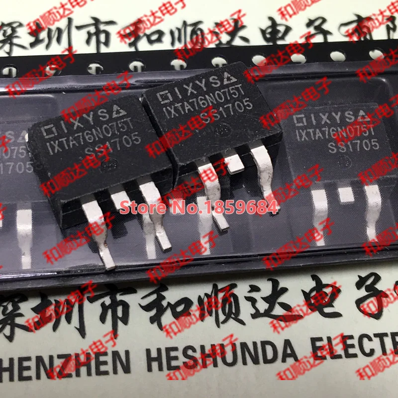 

IXTA76N075T TO-263 75V 76A