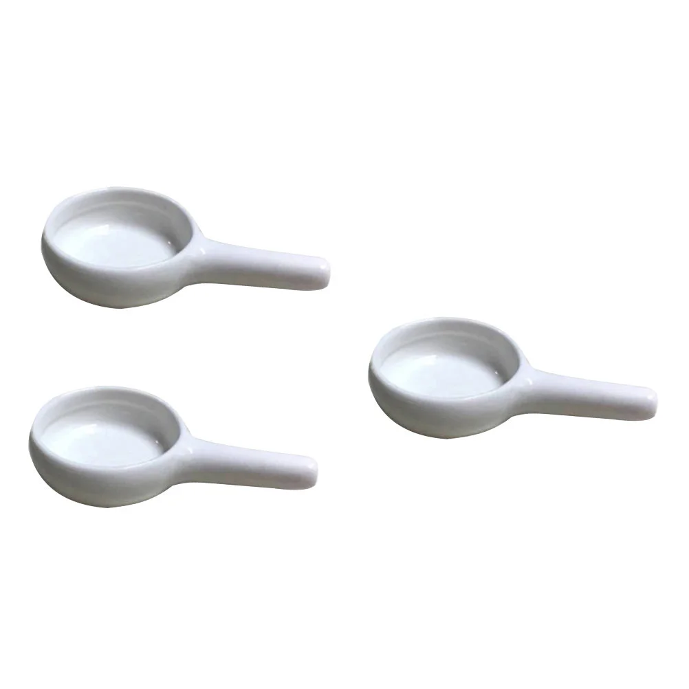 

Spoon Holder Ceramic Little Spoons Tealight Wax Tray Tea Burner Oil Warmer Porcelain Light Scoop Essential Replacement Plates