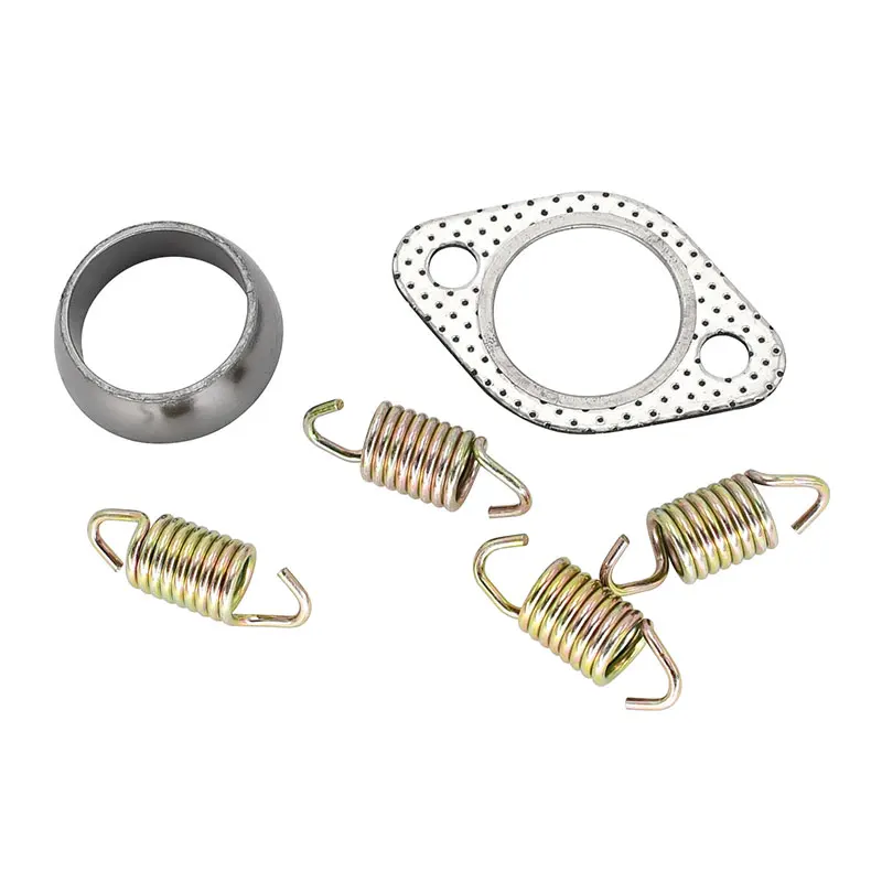 

3085075 5240898 7042031 ATV Exhaust Pipe Manifold Gasket and Spring Rebuild Kit Compatible with Polaris Sportsman 500 1996-2000