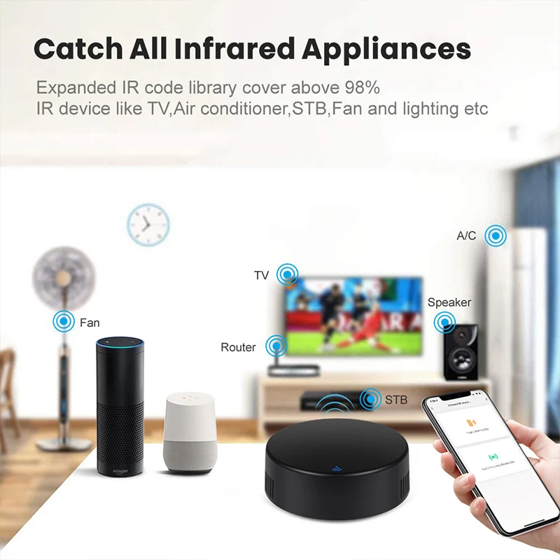 

Tuya WiFi IR Remote Control for Air Conditioner TV Smart Home Infrared Universal Remote Controller For Alexa Google Home