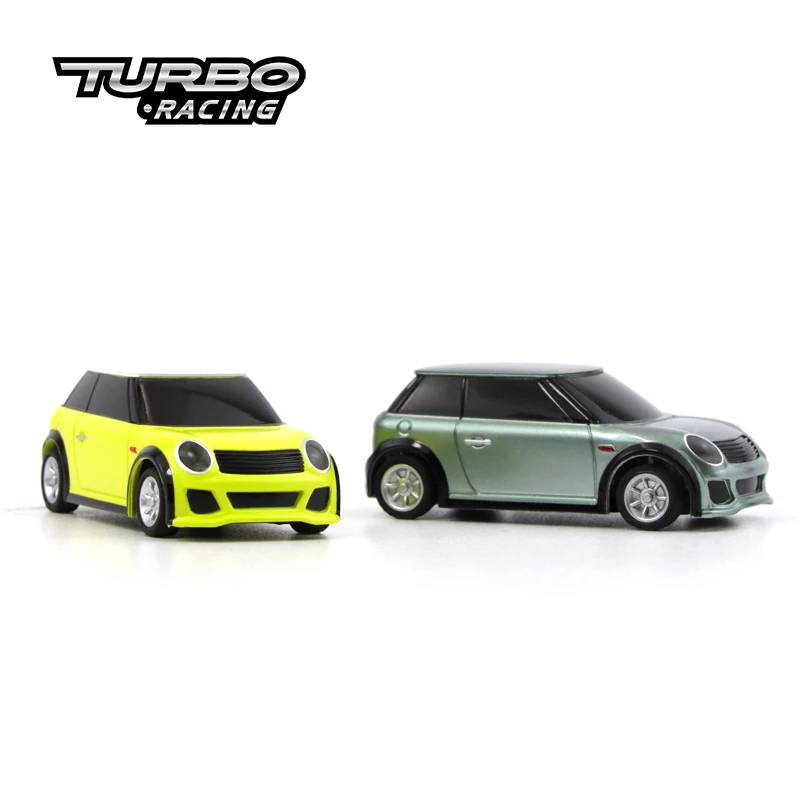

TURBO RACING 2.4G 2WD 1:76 Scale Remote Control Car Vehicle Built-In 75mah Battery with 2.4G Transmitter RTR Up To 30 Meters