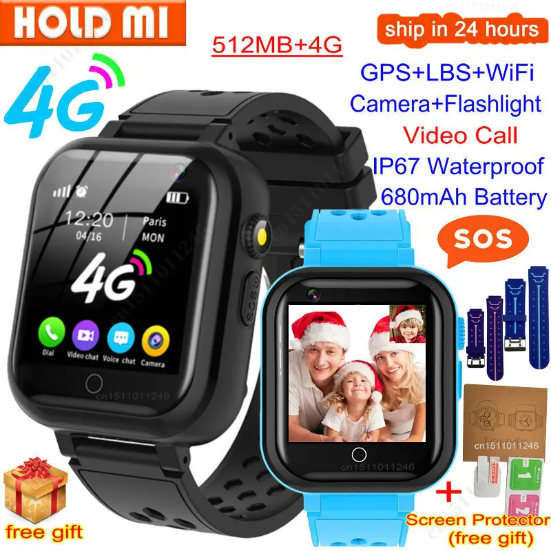 

Детские Смарт-часы, 4G, GPS, Wi-Fi