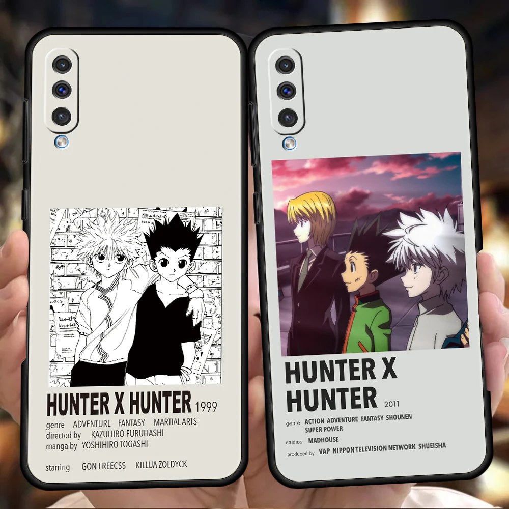 

Hunter X Hunter Phone Cover Case For Samsung Galaxy A12 A02 A03 A03S A52 A70 A50 A20 A10 A10S A40 4G Luxury Silicone Shell Coque