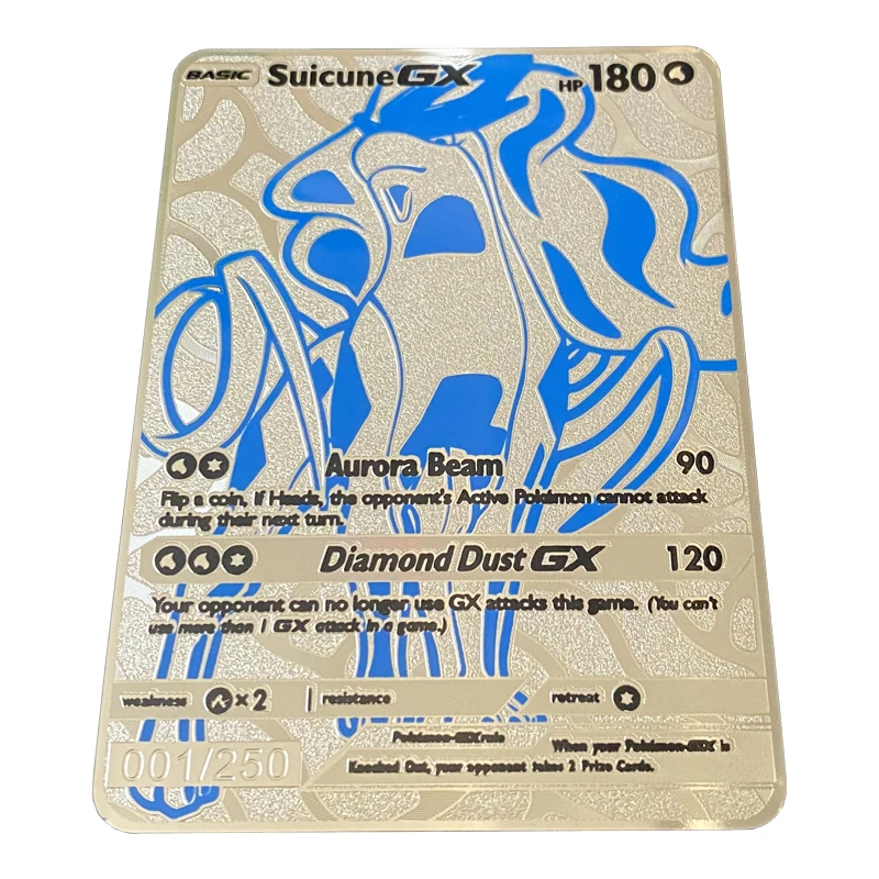 

Pokemon Cards 12 Set/pcs Silver Metal Cards Pikachu Charizard Collection Cards Hobby Collectibles Game Collection Cards Toys