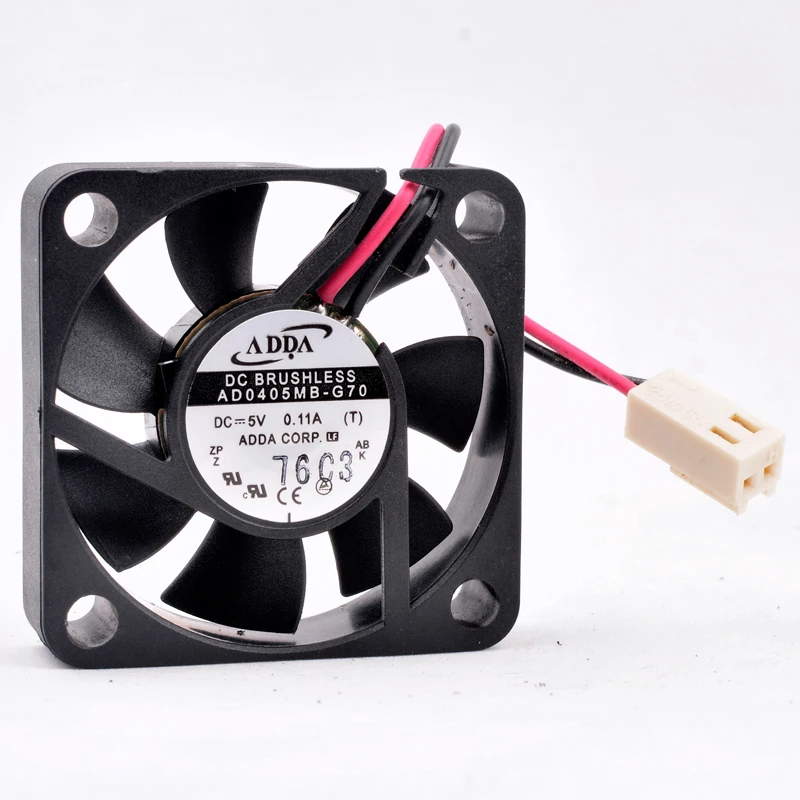 AD0405MB-G70 4 см 40 мм вентилятор 40x40x10 мм DC5V 0,11a 2 ШАРИКОПОДШИПНИКА охлаждающий вентилятор для маршрутизатора кассового аппарата