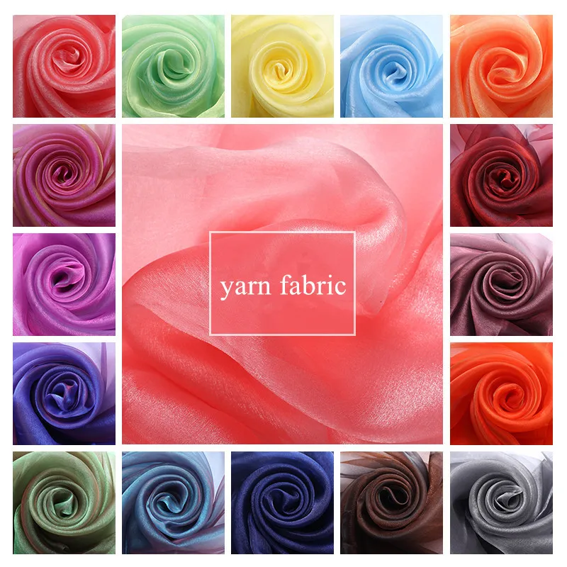 Блестящая ткань из органзы, 150 см x 1 м