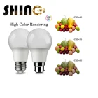 Светодиодные лампы B22 E27, 2 шт., 220 В переменного тока светильник Вт