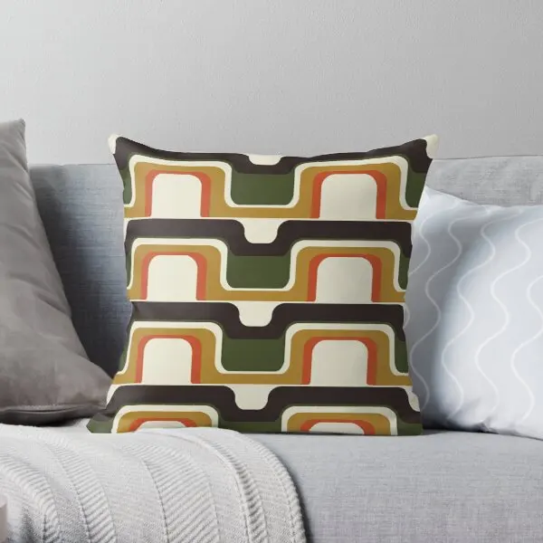 

Mid Century Modern Meets 1970S Printing Throw Pillow Cover Hotel Throw Office Cushion Case Decorative Pillows not include