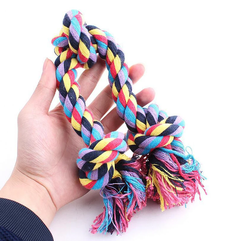

Dog Bite Rope Toys Pet Grind Tooth Toys Cotton Rope Material Harmless Dogs Tooth Cleaning Toys Pet Dog Rope Toys
