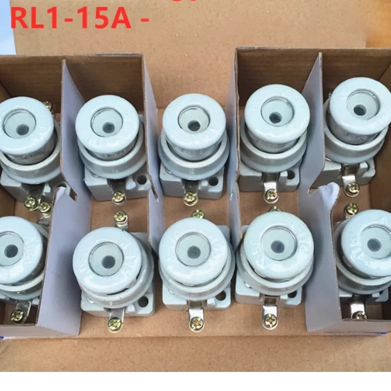 RLS1 RL1-15 База 15A Спиральный предохранитель Станок Безопасная база Винтаж