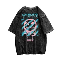 y2k gothic hip hop t shirt menwomen harajuku style vintage washed oversized tops streetwear funny summer casual clothes