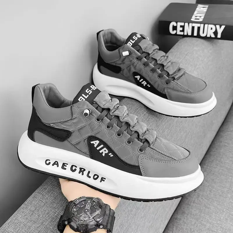 

Men's Shoes Casual New In Leather Sneakers Fashion Platform Outdoor Hiking Luxury Summer Trainers Flat Loafers Ankle Boots