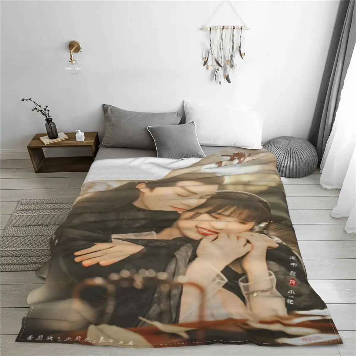 Одеяло любовь между феями и дьяволом чехол для дивана Фланелевое теплое одеяло