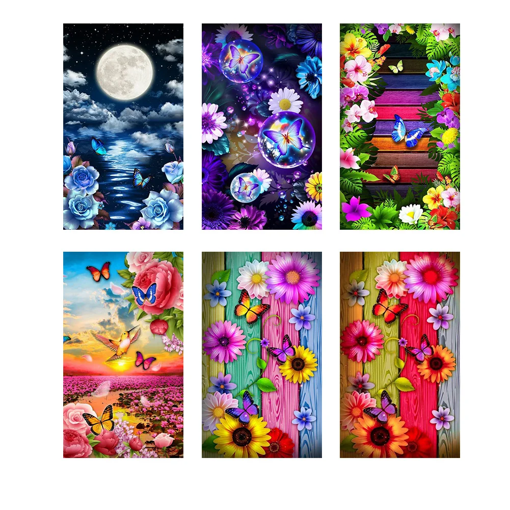 

5D алмазная живопись, наборы «сделай сам», розовая бабочка, круглая стразы, мозаика, искусство, вышивка крестиком, домашний декор, подарки