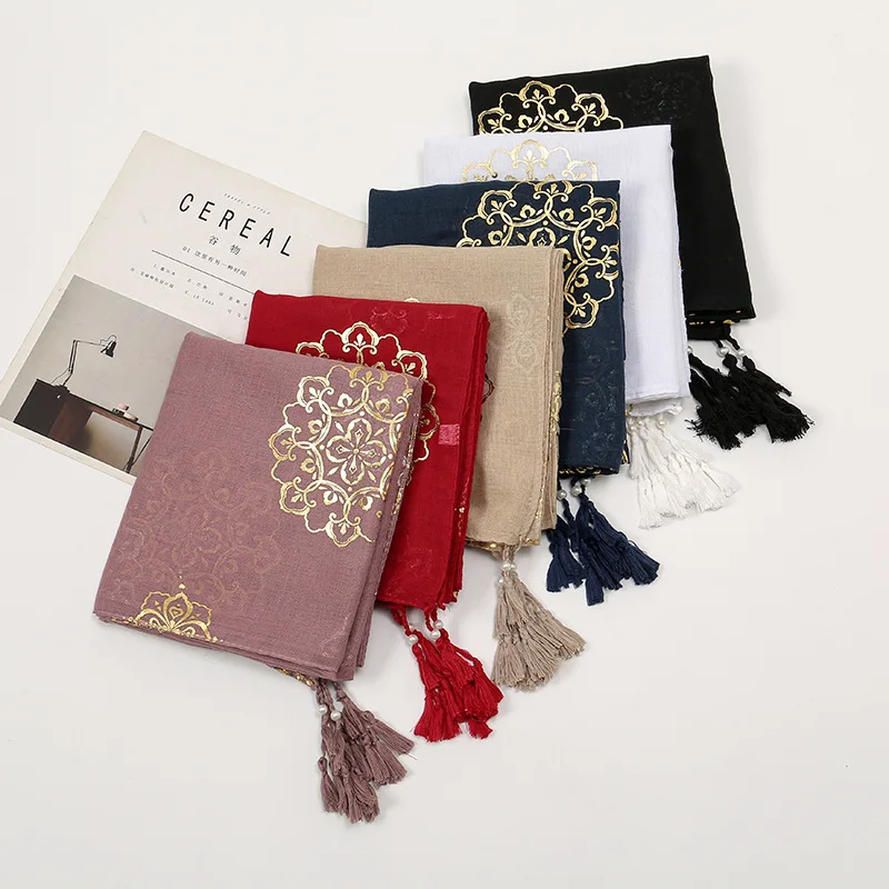 Роскошные шифоновые дышащие шарфы в стиле пейсли