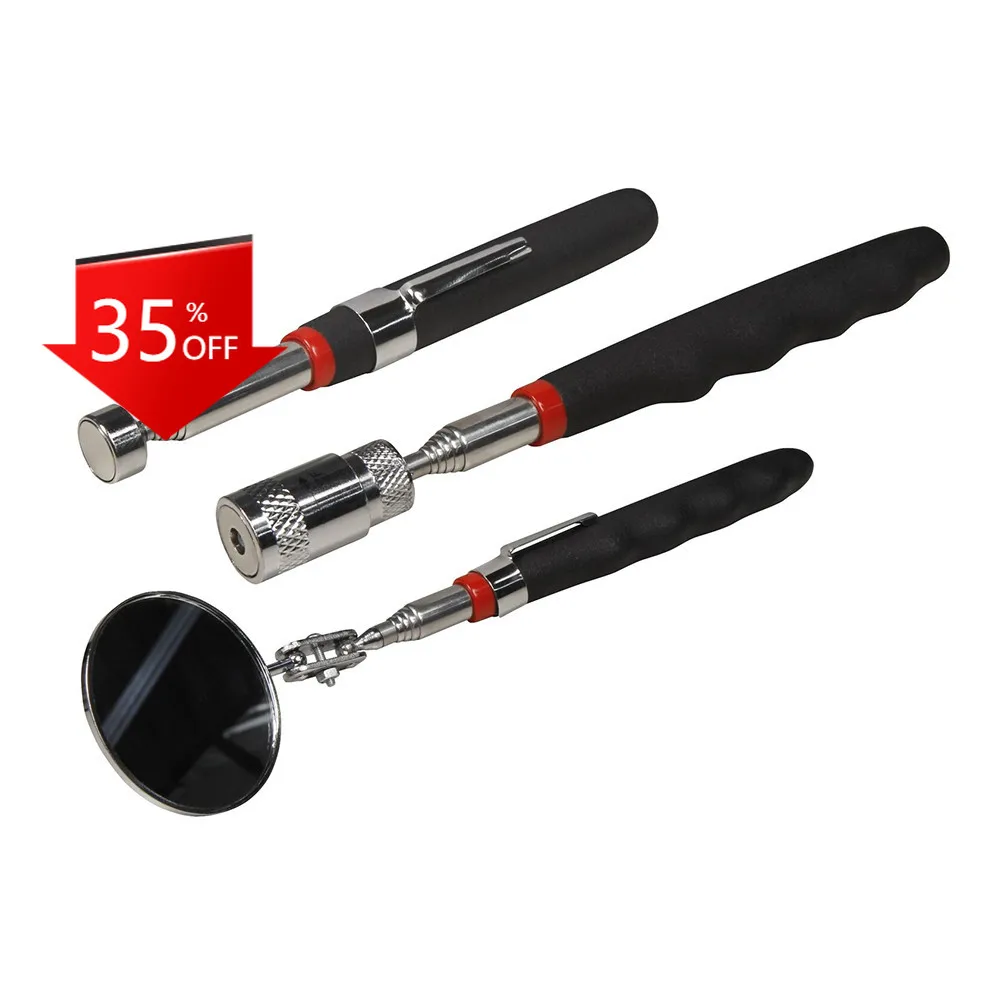 

150-550mm Magnetic Pick-up Tool Magnetic Pick-up Tool With LED Light Durable New