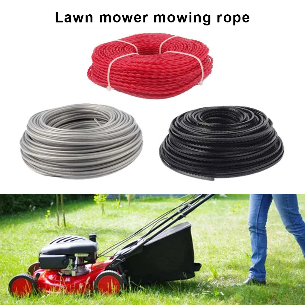 

Universal Grasses Trimmer Line Replacement Lawn Portable Strimmer String Lawnmower Cord Upgrade Accessories Type 2
