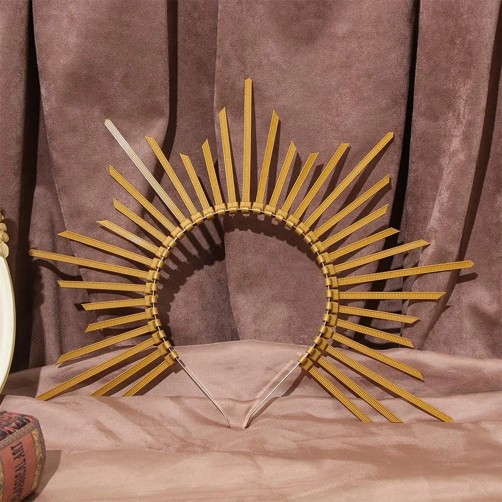 

Женская повязка на голову Zivyes в форме короны с цветами, Золотая Корона