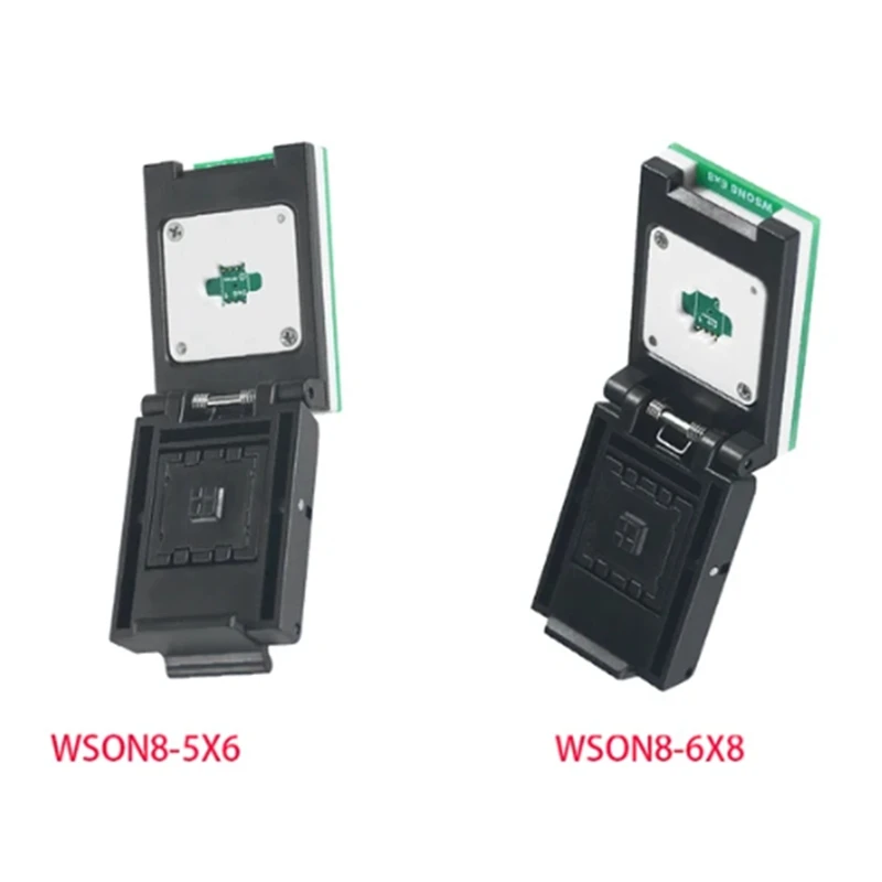 Универсальный адаптер QFN8 WSON8 DFN8 5X6/6X8 с ИС разъемом для SPI NAND NOR Flash MLF8 MLP8 SON8