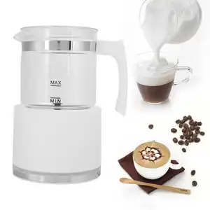 automatic milk frother cold and hot milk foam machine detachable coffee milk warmer tool kitchen gadgets white eu plug 220v free global shipping