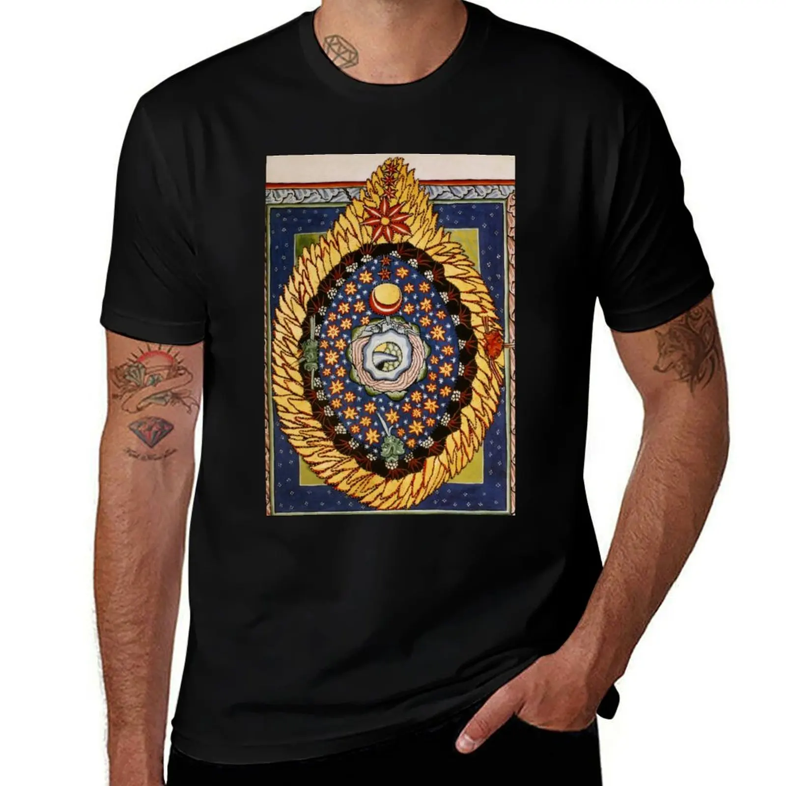 Фото Футболка COSMIC EGG от Hildegard von Bingen, ультрамягкая дышащая футболка №1