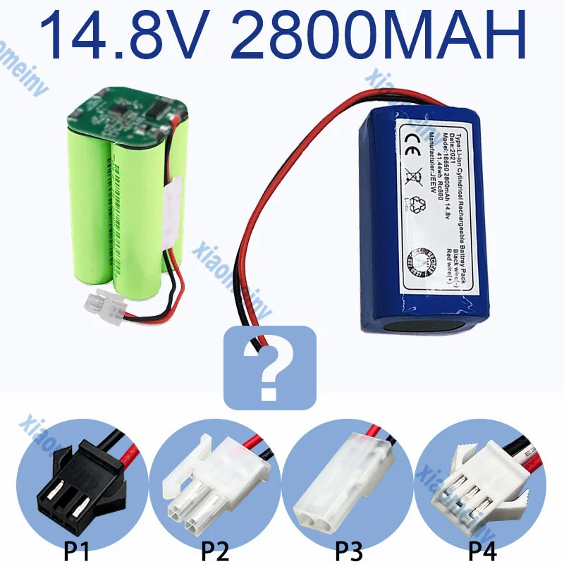 

New 4S1P 14.8v 2800mah, Suitable for Working with Sweeping Robots, with B Uilt-in USB Plug and 18650 Battery