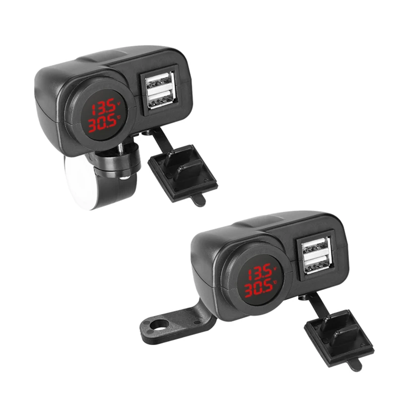 

Цифровой термометр для воды на мотоцикл, вольтметр, зарядное устройство