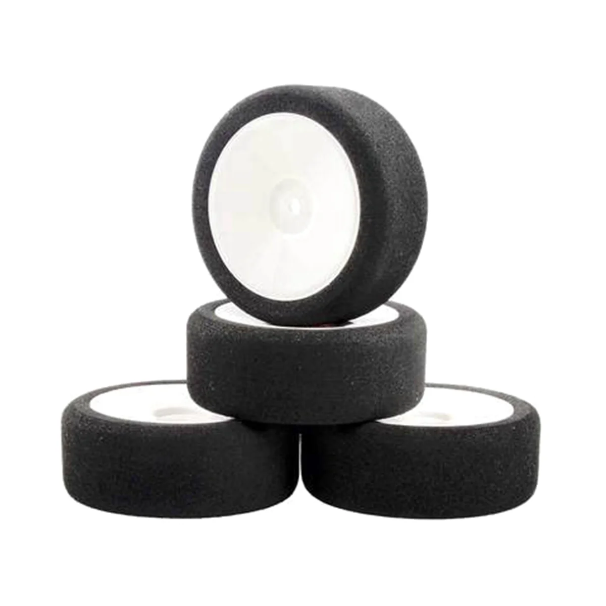 

Для 1/10 RS4 FW06 Sakura D4 плоский спортивный автомобиль TT02 имитация плоская Спортивная Автомобильная губчатая шина радиоуправляемая шина, белая