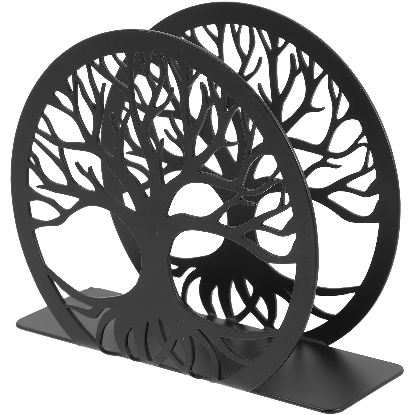 

Tabletop Napkin Rack Dispenser Organizer Kitchen Holders Vertical Iron Paper Towel