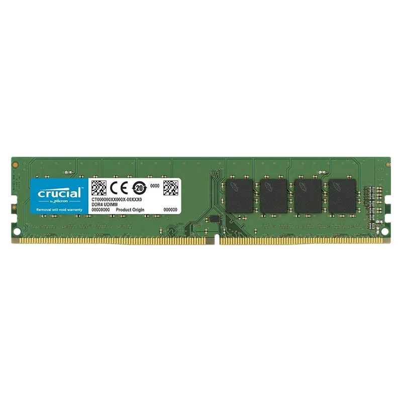 

Crucial 8GB Single DDR4 2666 MT/s (PC4-21300) SR x8 DIMM 288-Pin Memory - CT8G4DFS8266