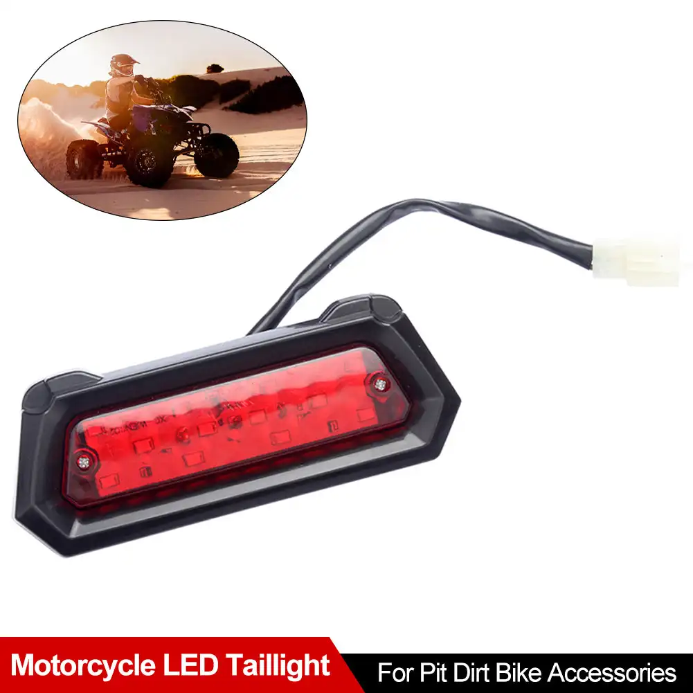 Задний светодиодный фонарь для мотоцикла стоп-сигнал из АБС-пластика световой