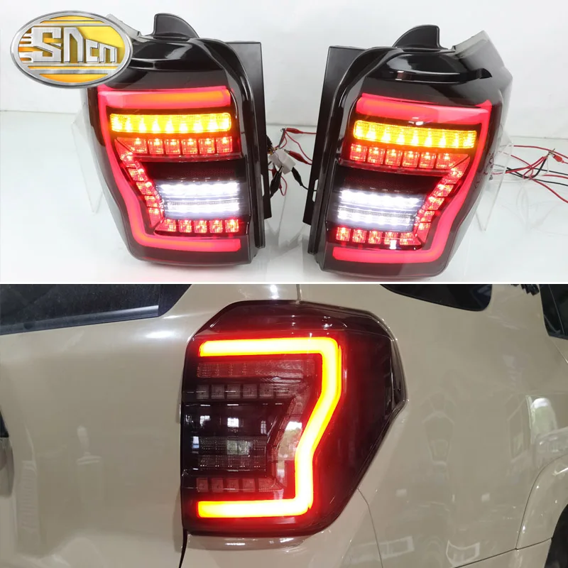 

Car LED Taillight Tail Light For Toyota 4Runner 2010 - 2021 Rear Running Lamp + Brake + Reverse Light + Dynamic Turn Signal