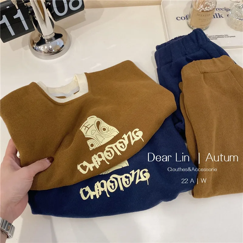 Детская одежда Duoya из Южной Кореи весна и осень детская Милая Толстовка