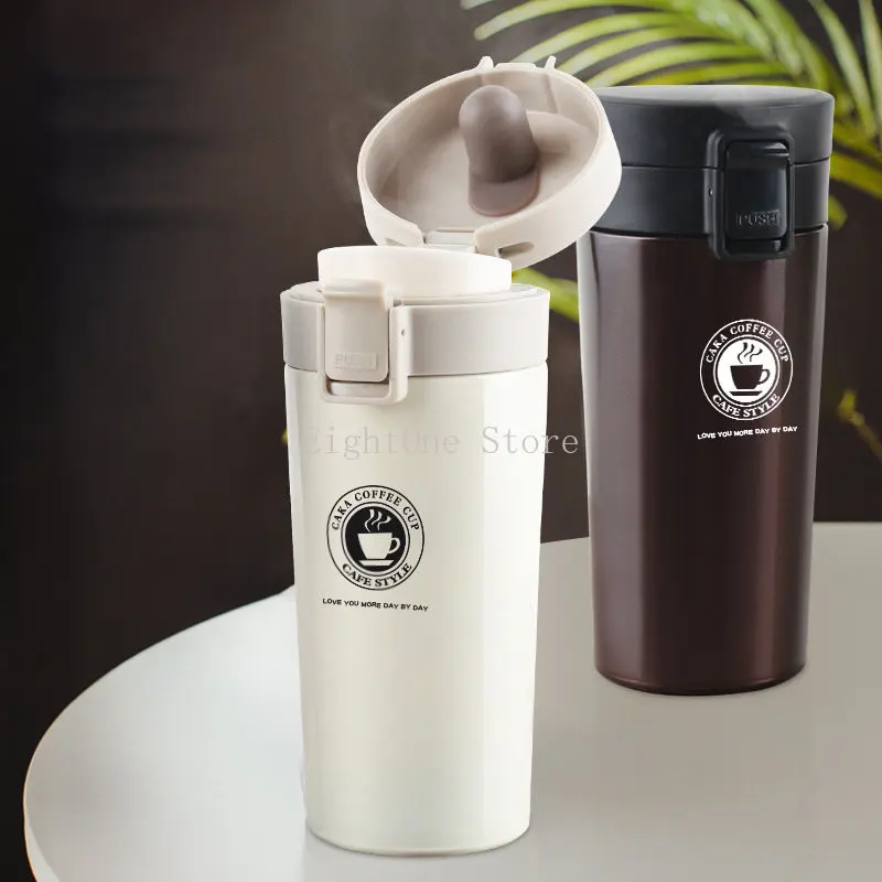 Vacuum Flasks Stainless Steel Hot Water Bottle Car Portabl Creative Garrafa Termica Beautiful Coffee Cup