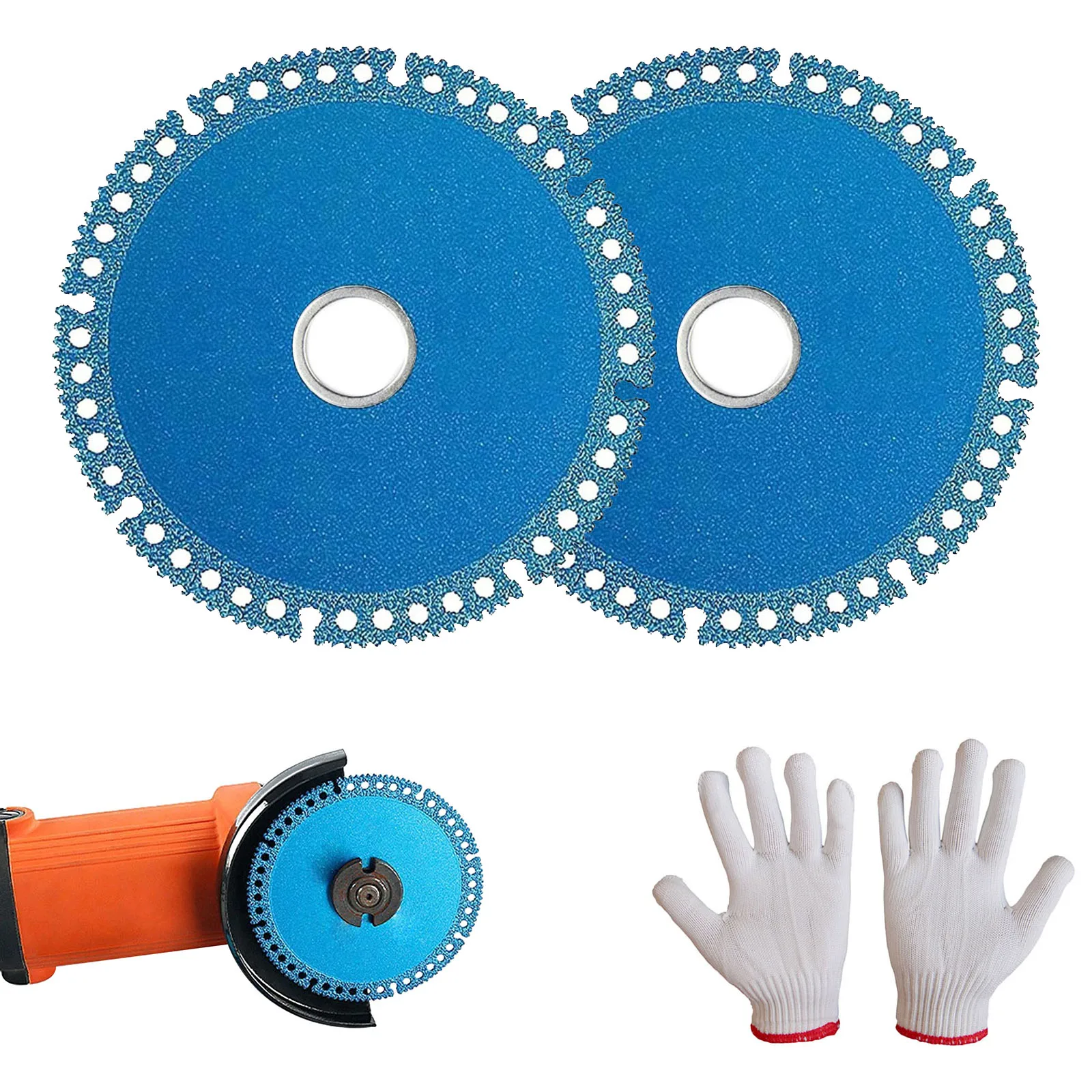 

2/3/5PCS Vacuum Brazed Saw Blade For Steel Metal Angle Grinder Dry Cutting Disc Porcelain Tile Ceramic Sutting Blades 100*20mm