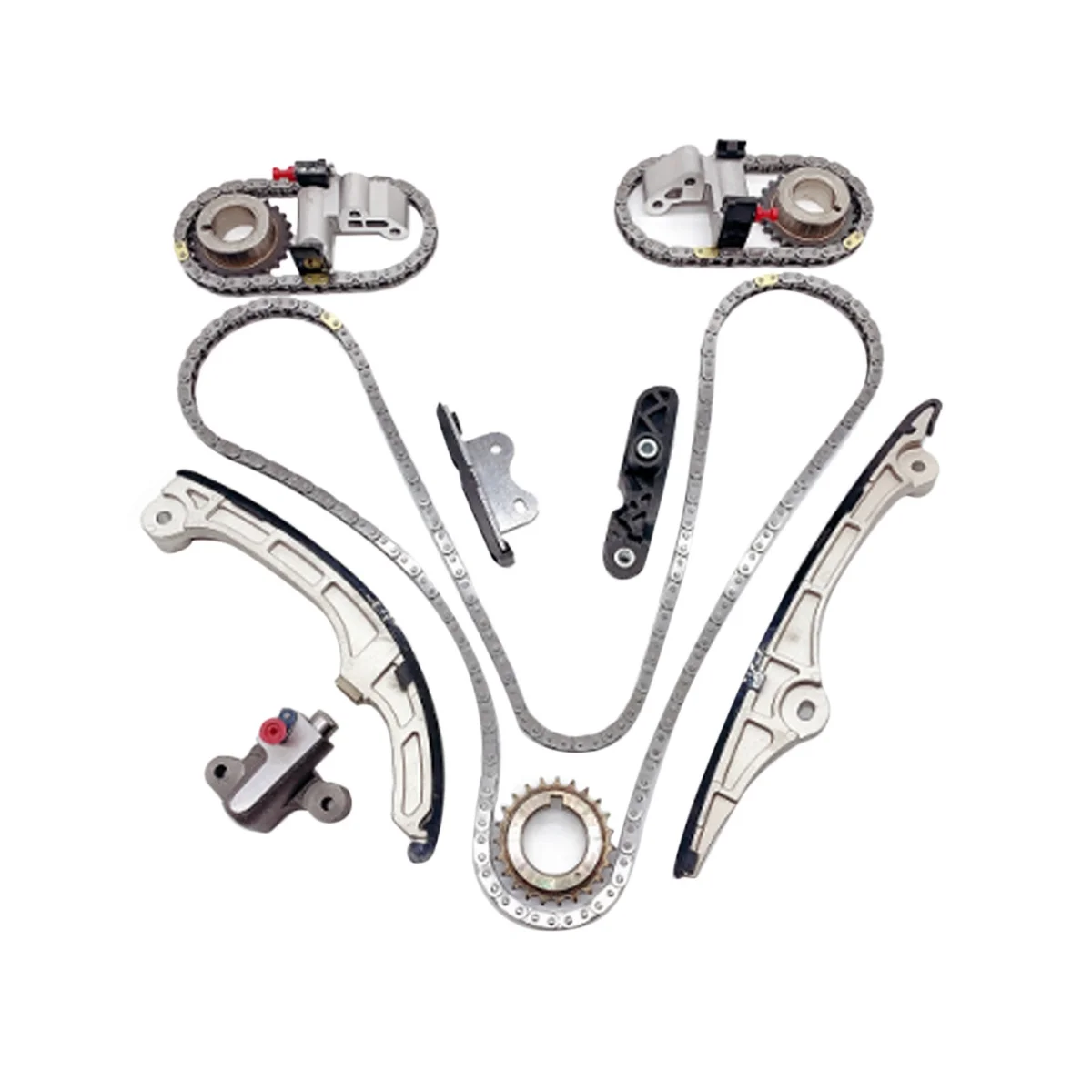 

7T4Z6268A Timing Chain Kit for Ford Edge 07-15 Mazda CX-9 Lincoln MKZ 3.5L 3.7L 3496CC Tensioner Timing Guide 7T4Z6268CA